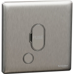 Schneider Electric 施耐德電氣 NUX31FSG_SS UNICA X 13A 單位保險菲士蘇連出線位 (炫星銀)